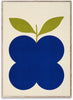 Paper Collective Indigo Fruit plakát, 30x40 cm