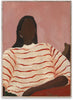 Paper Collective Red Stripes plakát, 70x100 cm