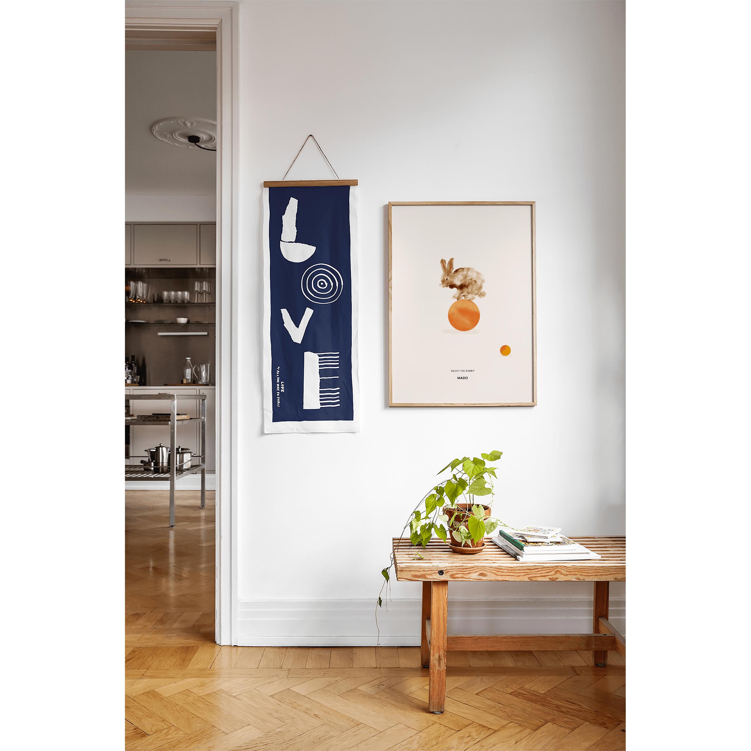 [product_category]-Paper Collective Rocky The Rabbit Poster, 50x70 Cm-Paper Collective-5713450007219-M1130-PAP-2