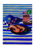Paper Collective Shrimp & Stripes plakát, 70x100 cm