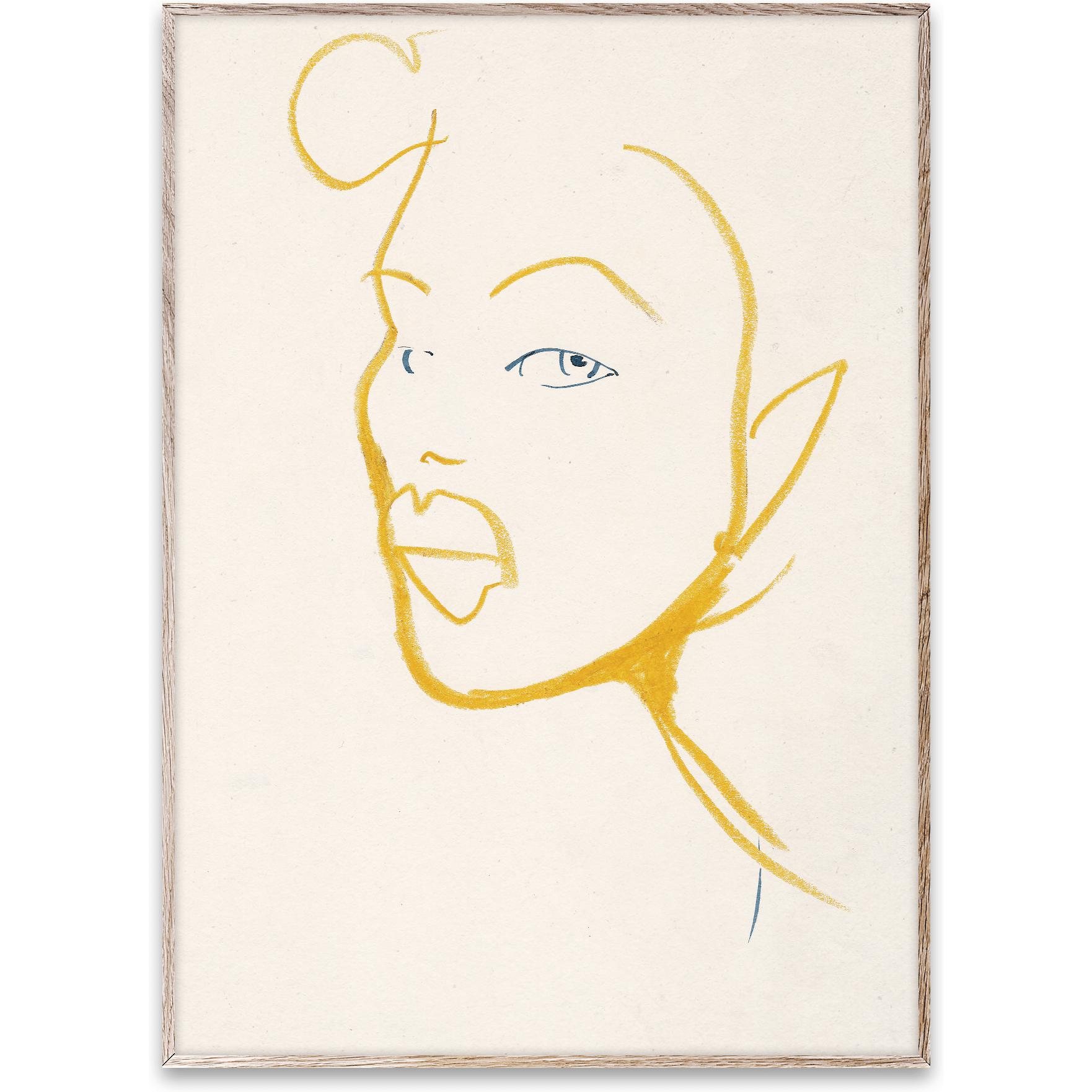 [product_category]-Paper Collective Silhouette 03 Poster, 50x70 Cm-Paper Collective-5713450004454-09018-PAP-1