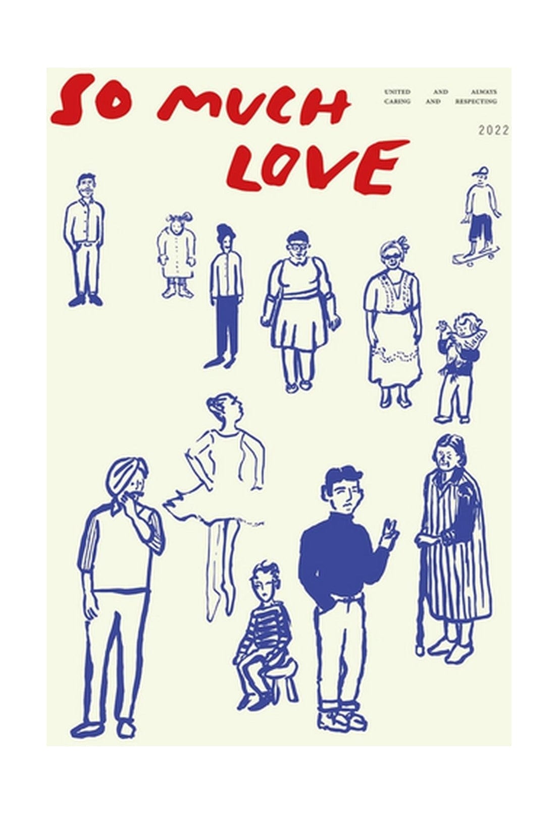 [product_category]-Paper Collective So Much Love Poster, 50x70 Cm-Paper Collective-5713450014125-M5104-PAP-1