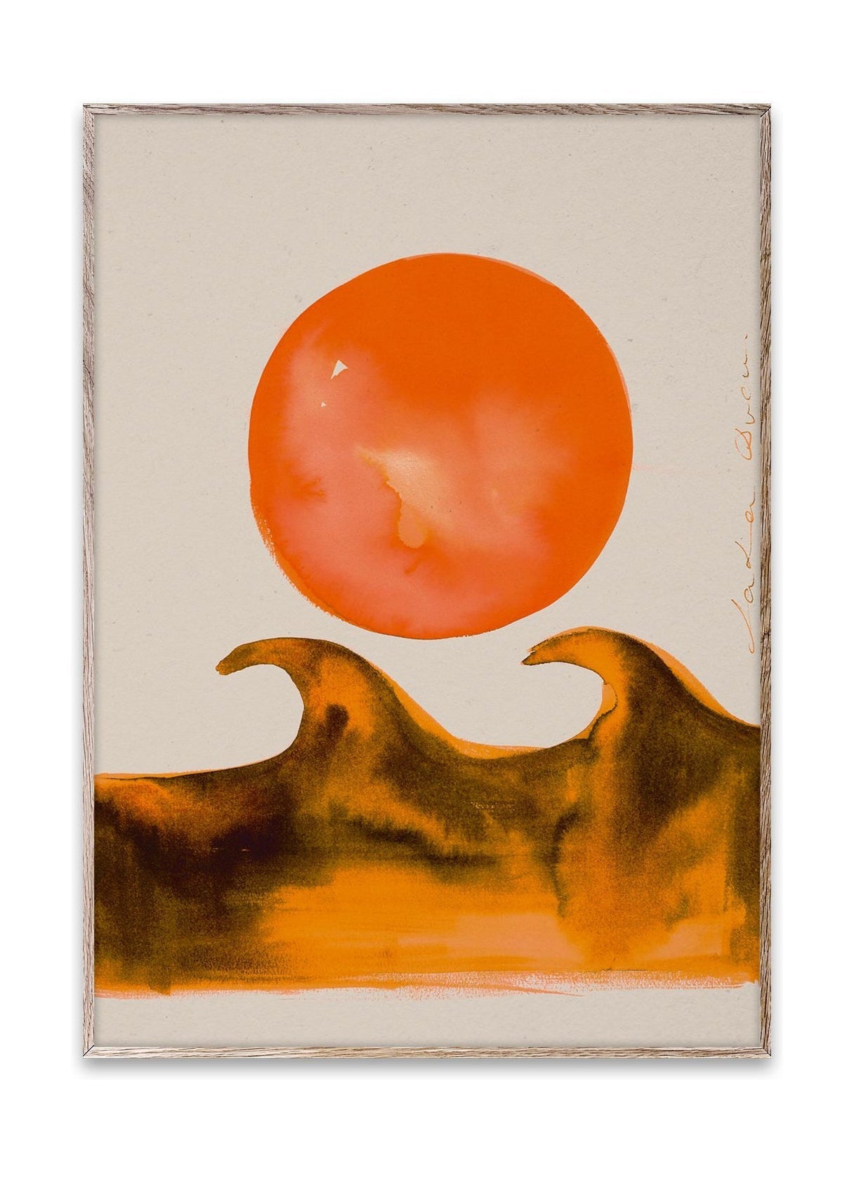 [product_category]-Paper Collective Sunset Waves Poster, 50x70 Cm-Paper Collective-5713450016150-19100-PAP-1