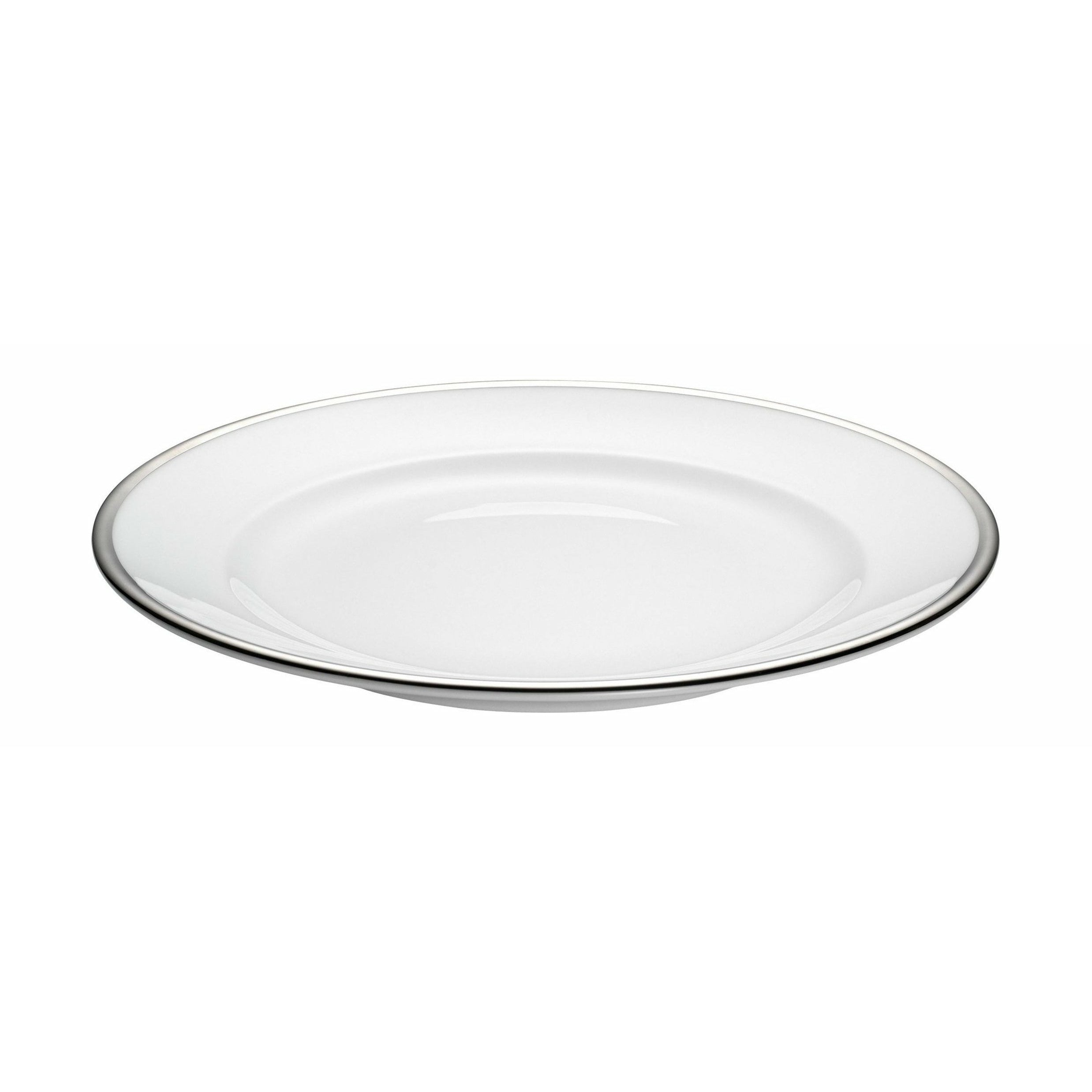 [product_category]-Pillivuyt Bistro Plate ø 21 Cm, White/Silver-Pillivuyt-3050910017275-210121 HS-PIL-1