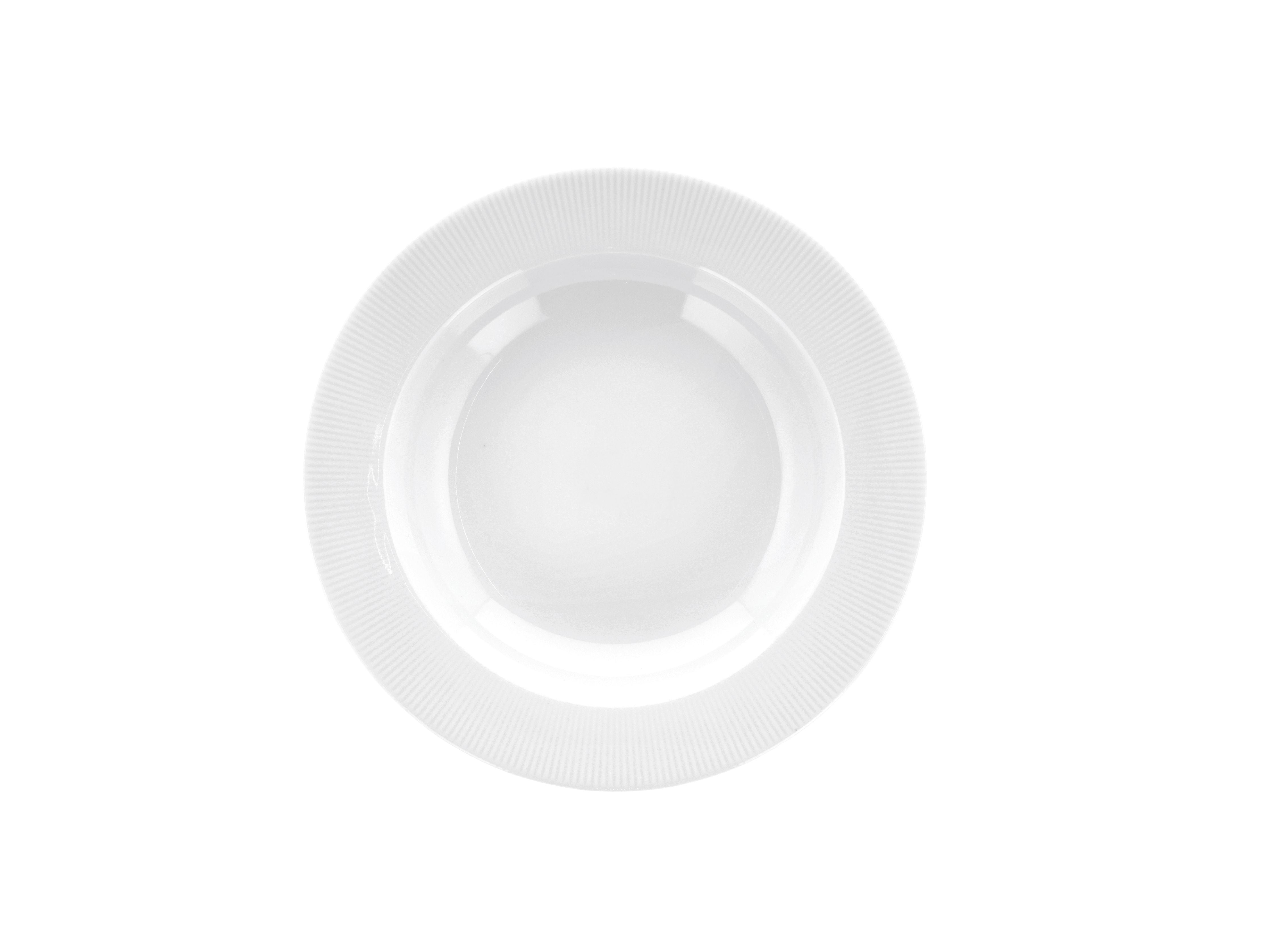 [product_category]-Pillivuyt Eventail Deep Plate With Rim ø22 Cm, White-Pillivuyt-3050910358729-31431-PIL-2