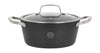 Pillivuyt Gourmet Travo Pot se skleněným víkem Ø24 cm 3,8 litru černé