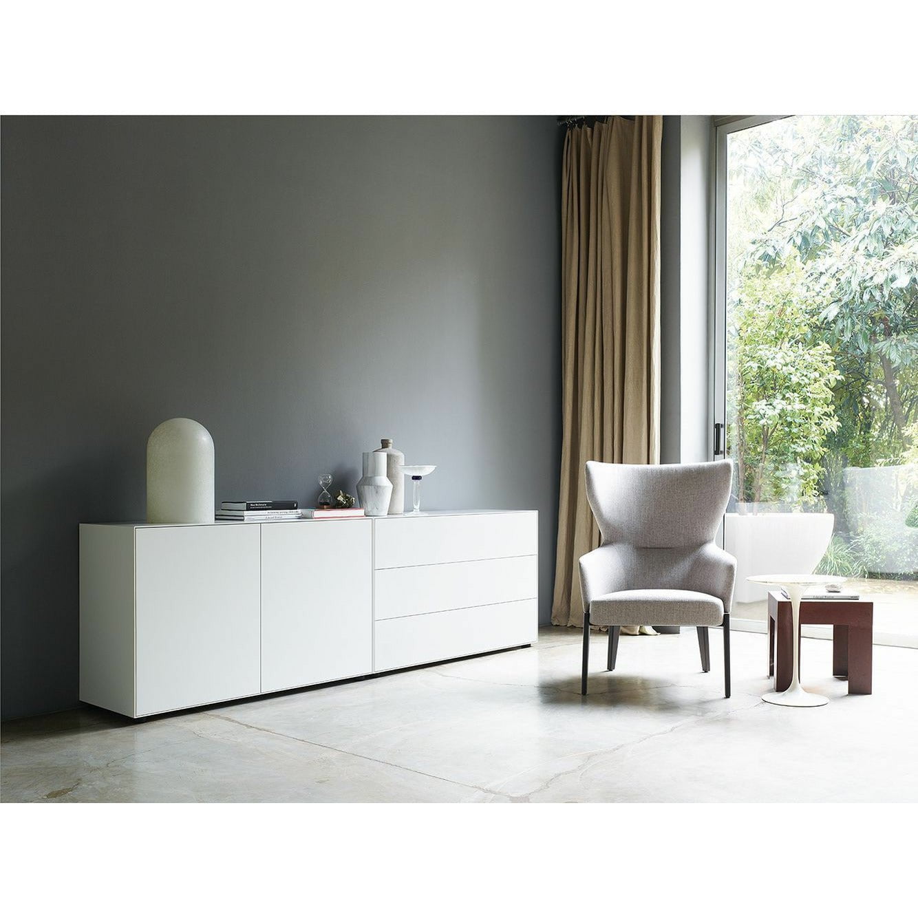 [product_category]-Piure Nex Pur Box Door Hx W 75x120 Cm, 1 Shelf, White-Piure-1536778-PIU-4