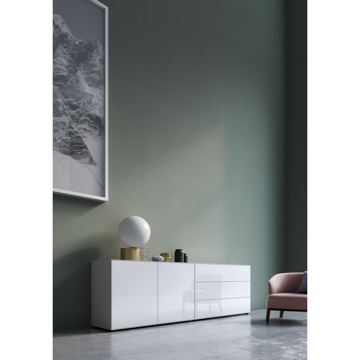 [product_category]-Piure Nex Pur Box Door Hx W 75x120 Cm, 1 Shelf, White-Piure-1536778-PIU-5