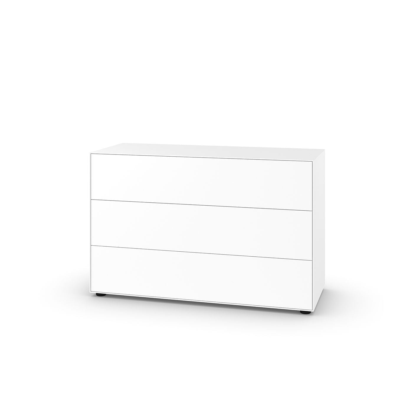 [product_category]-Piure Nex Pur Box Hx W 75x120 Cm, 3 Drawers, White-Piure-1536776-PIU-1