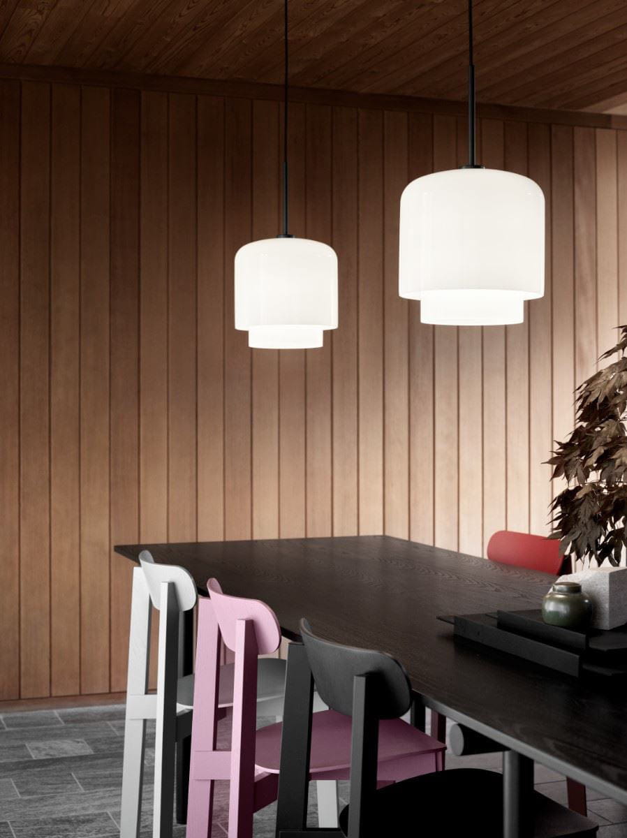 [product_category]-Please Wait To Be Seated Megumi Pendant ø28, Black/Opal Glass-PLEASE WAIT To be SEATED-5713583005380-1009011-PLE-3