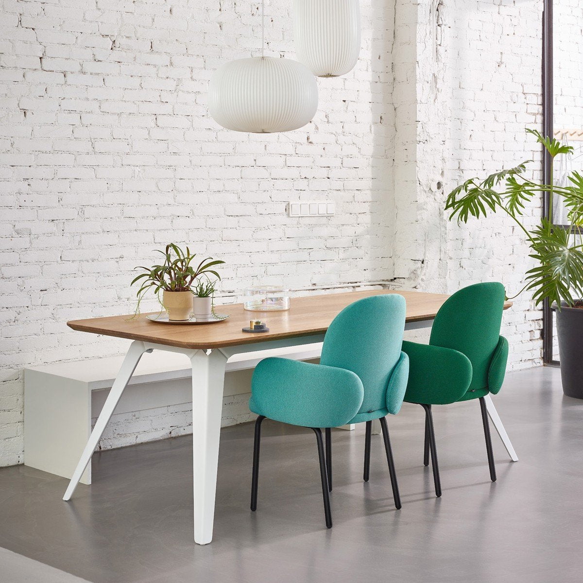 [product_category]-Puik Dost Dining Chair Steel, Dark Green-Puik-8719325175646-DDGR-10065-PUI-2