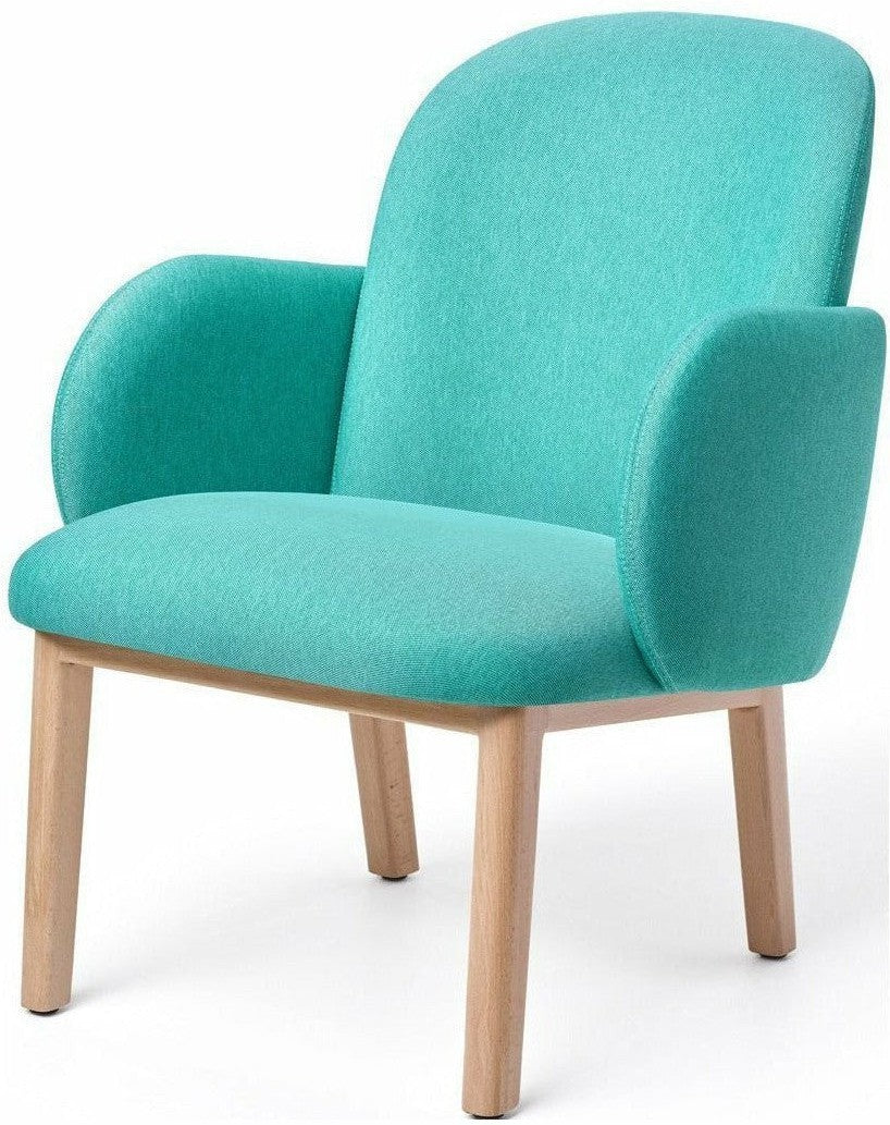 [product_category]-Puik Dost Lounge Chair Wood, Light Green-Puik-8719325729115-DWLGR-10069-PUI-1