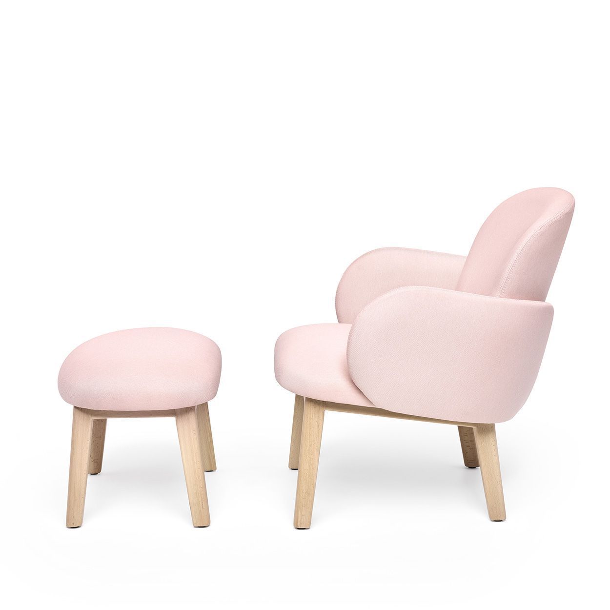 [product_category]-Puik Dost Lounge Chair Wood, Rosa-Puik-8719325729139-DWPI-10069-PUI-2