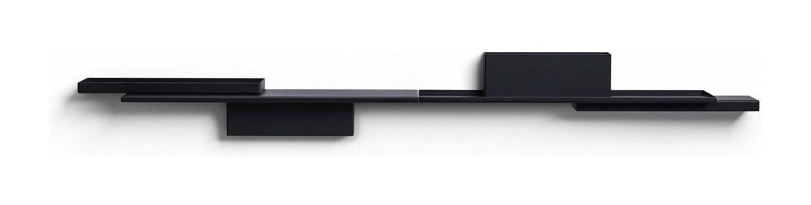 [product_category]-Puik Duplex Wall Shelf, Black-Puik-8719189001907-DUB-10041-PUI-1