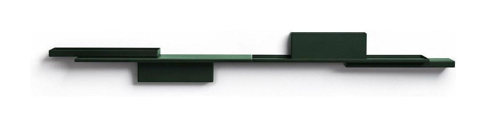 [product_category]-Puik Duplex Wall Shelf, Dark Green-Puik-8719325175493-DUGR-10041-PUI-1