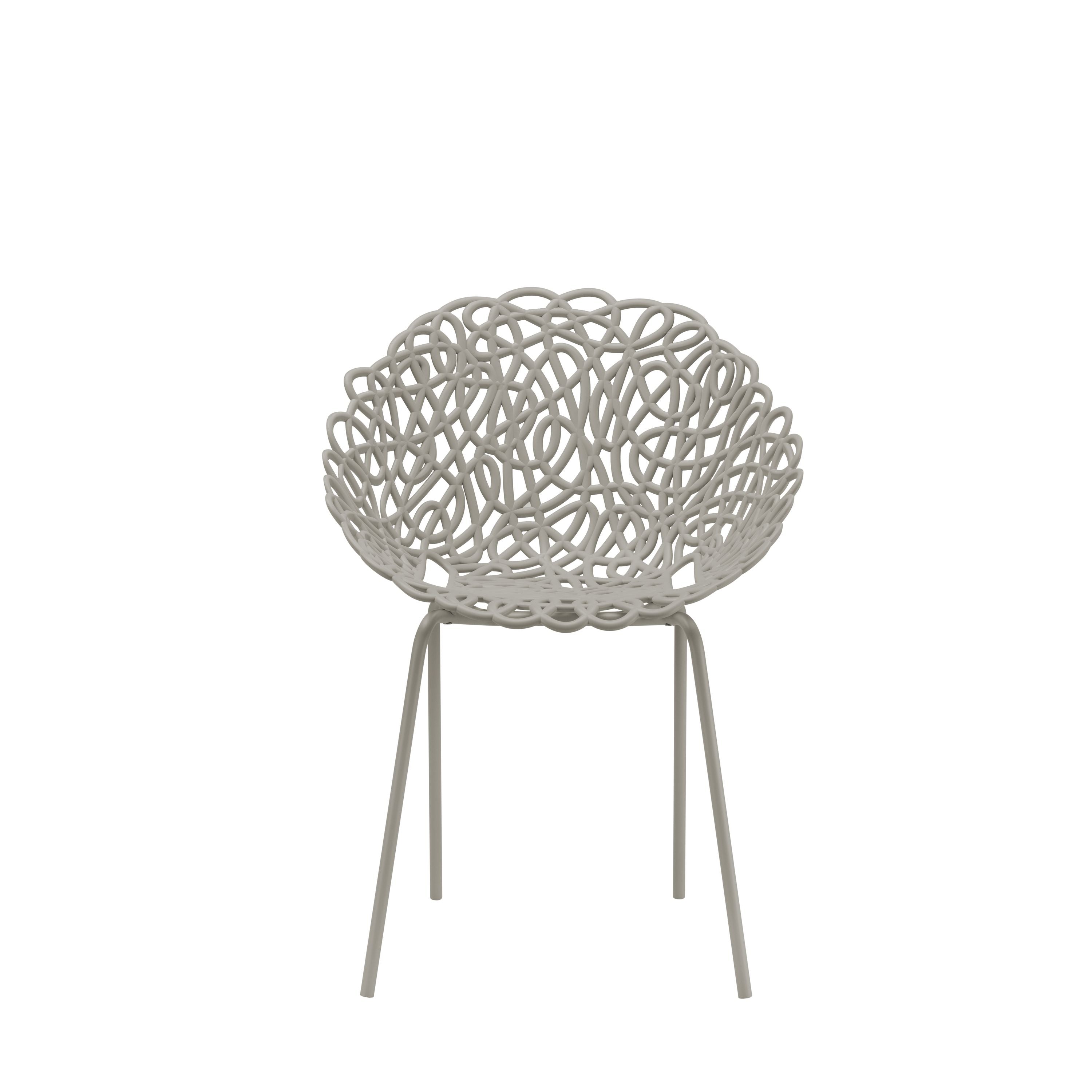 [product_category]-Qeeboo Bacana Chair Indoor Set Of 2 Pcs, Dove Grey-Qeeboo-8052049059671-56001DG-QEE-1