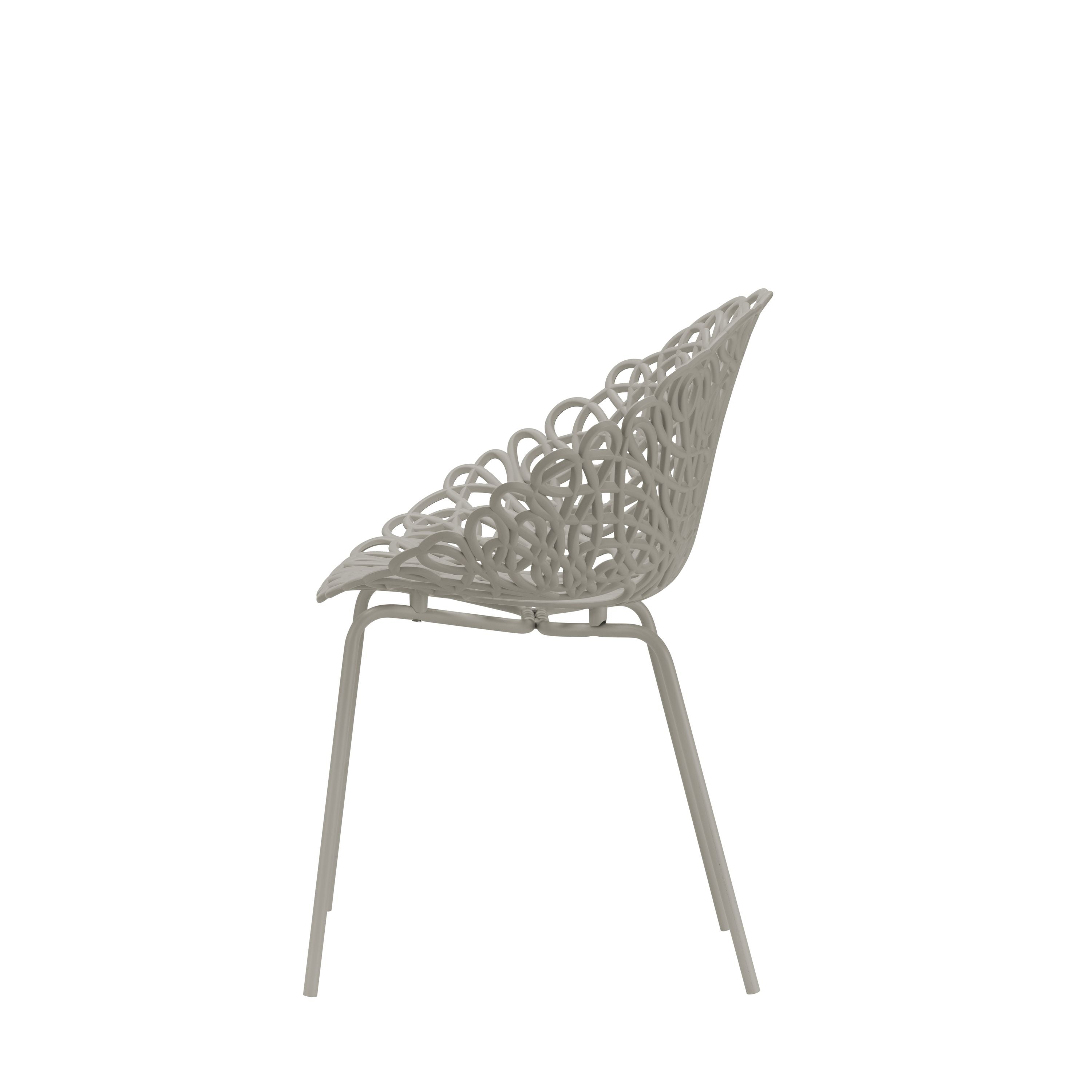 [product_category]-Qeeboo Bacana Chair Indoor Set Of 2 Pcs, Dove Grey-Qeeboo-8052049059671-56001DG-QEE-3