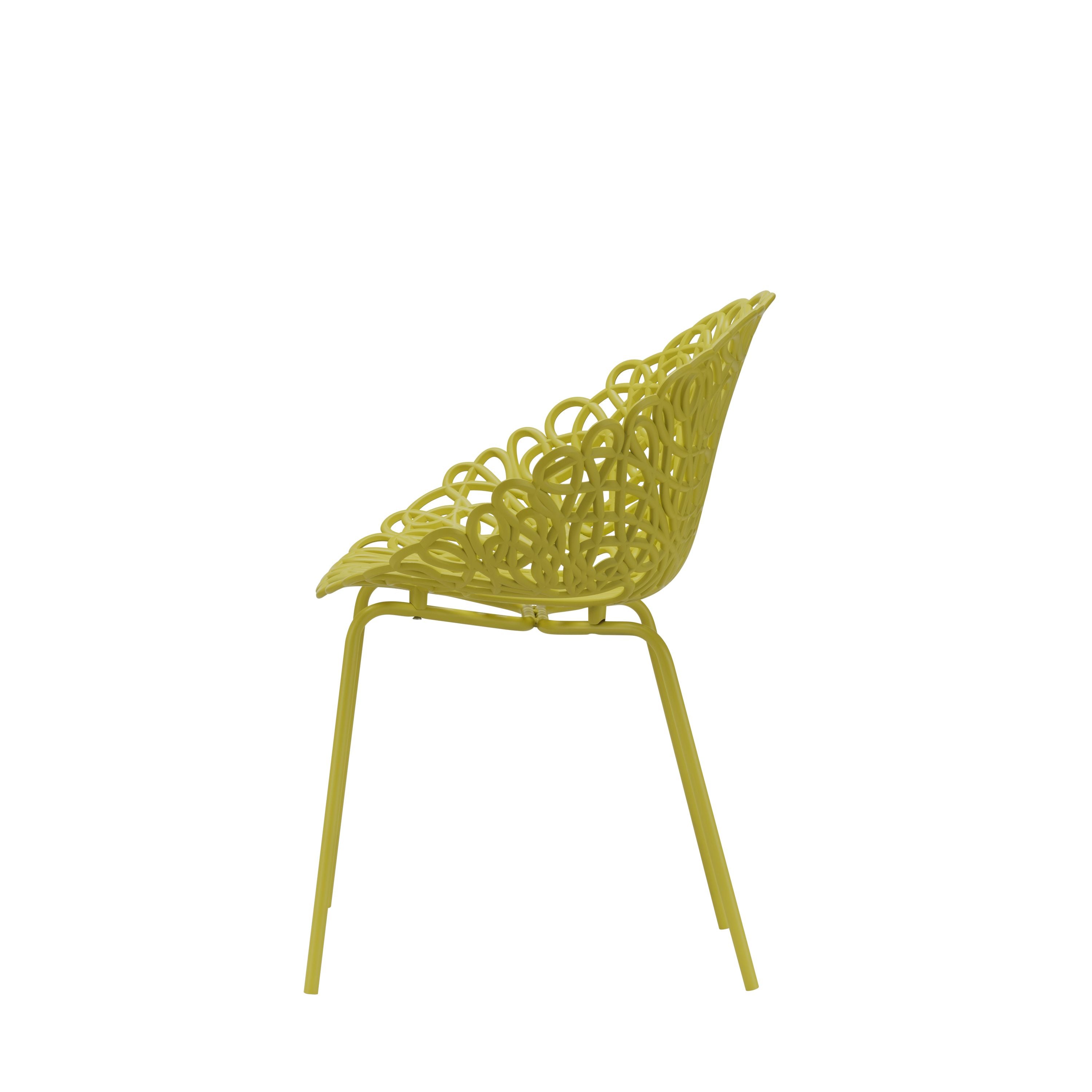 [product_category]-Qeeboo Bacana Chair Indoor Set Of 2 Pcs, Mustard-Qeeboo-8052049059701-56001MU-QEE-3