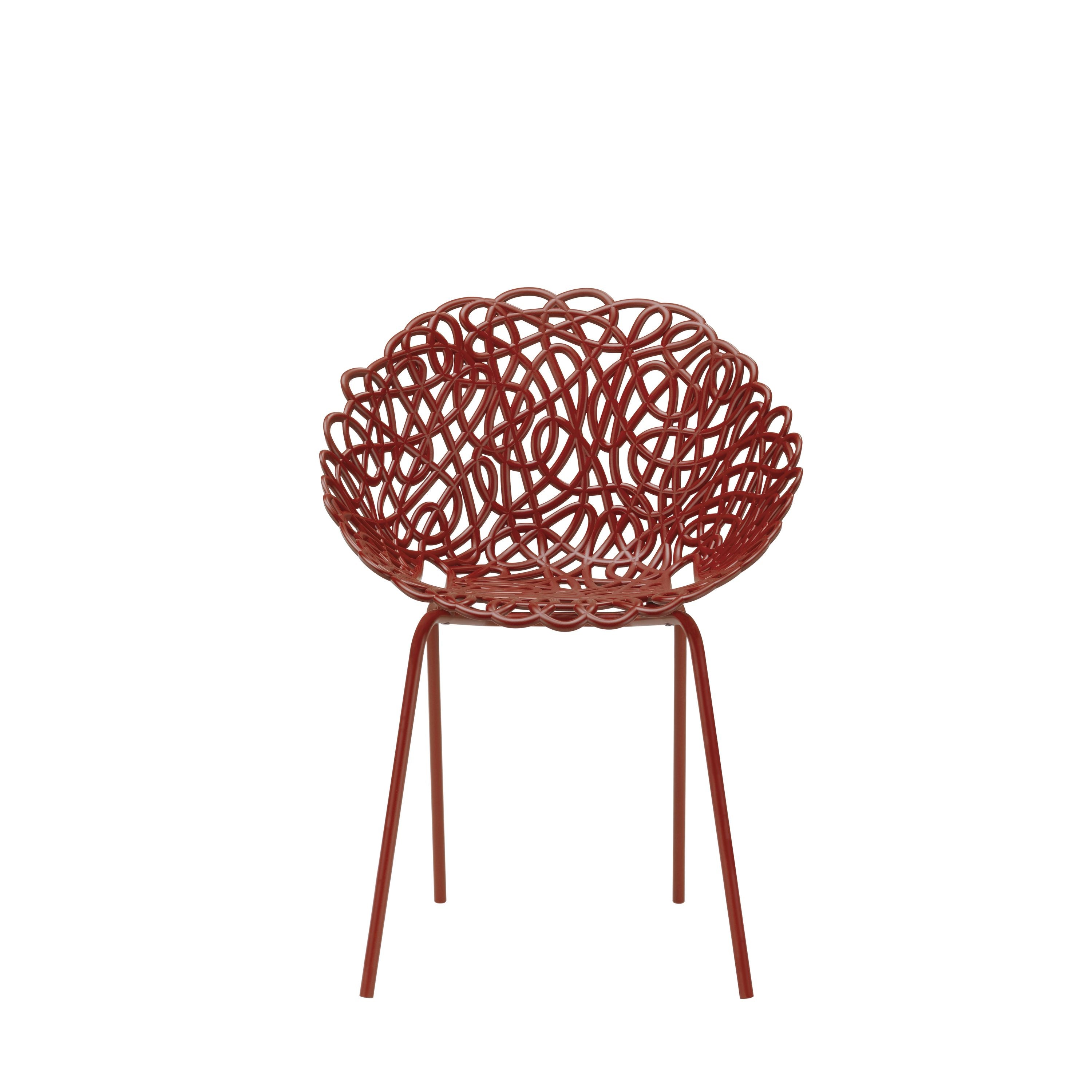 [product_category]-Qeeboo Bacana Chair Outdoor Set Of 2 Pcs, Dark Red-Qeeboo-8052049059732-56002DR-QEE-1