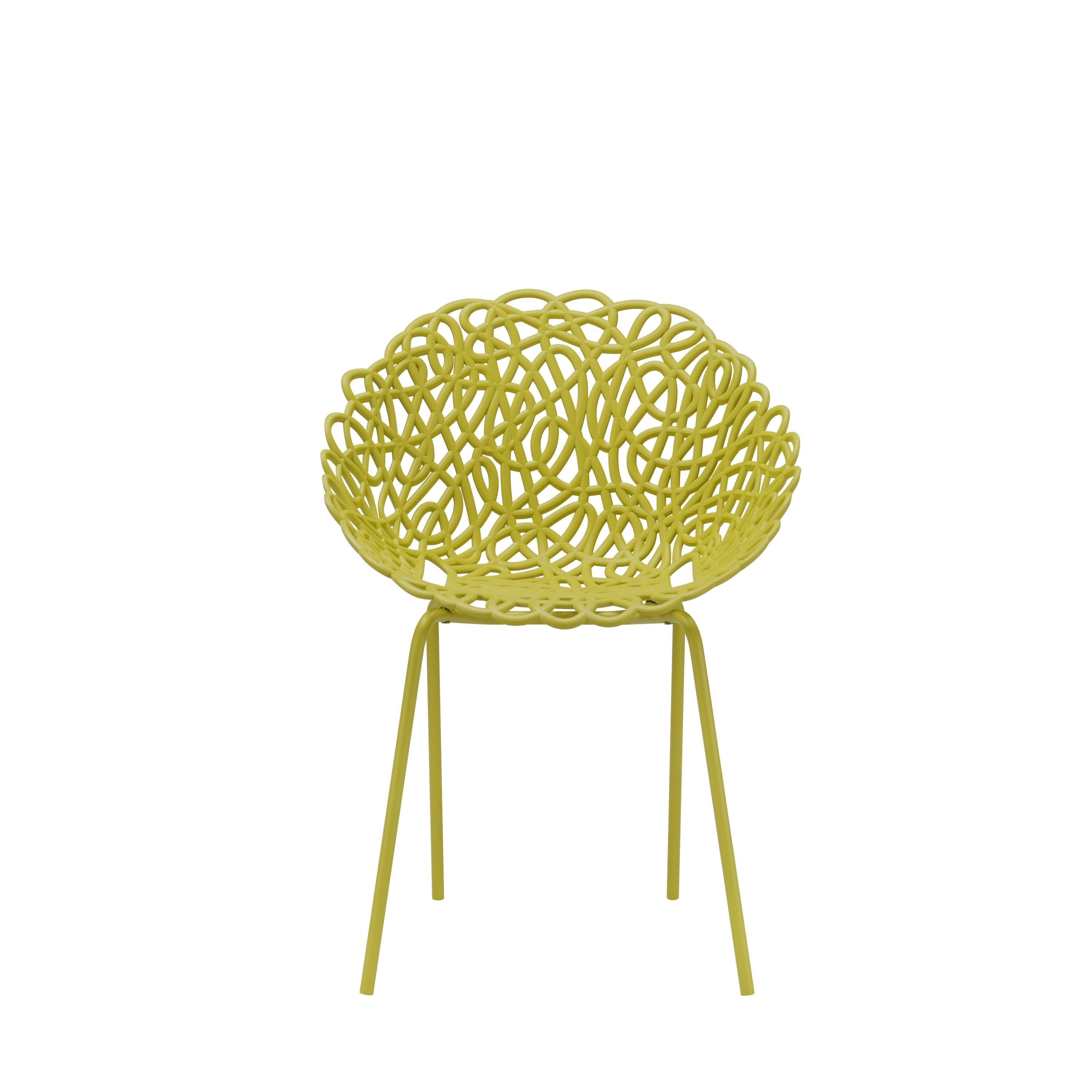 [product_category]-Qeeboo Bacana Chair Outdoor Set Of 2 Pcs, Mustard-Qeeboo-8052049059756-56002MU-QEE-1