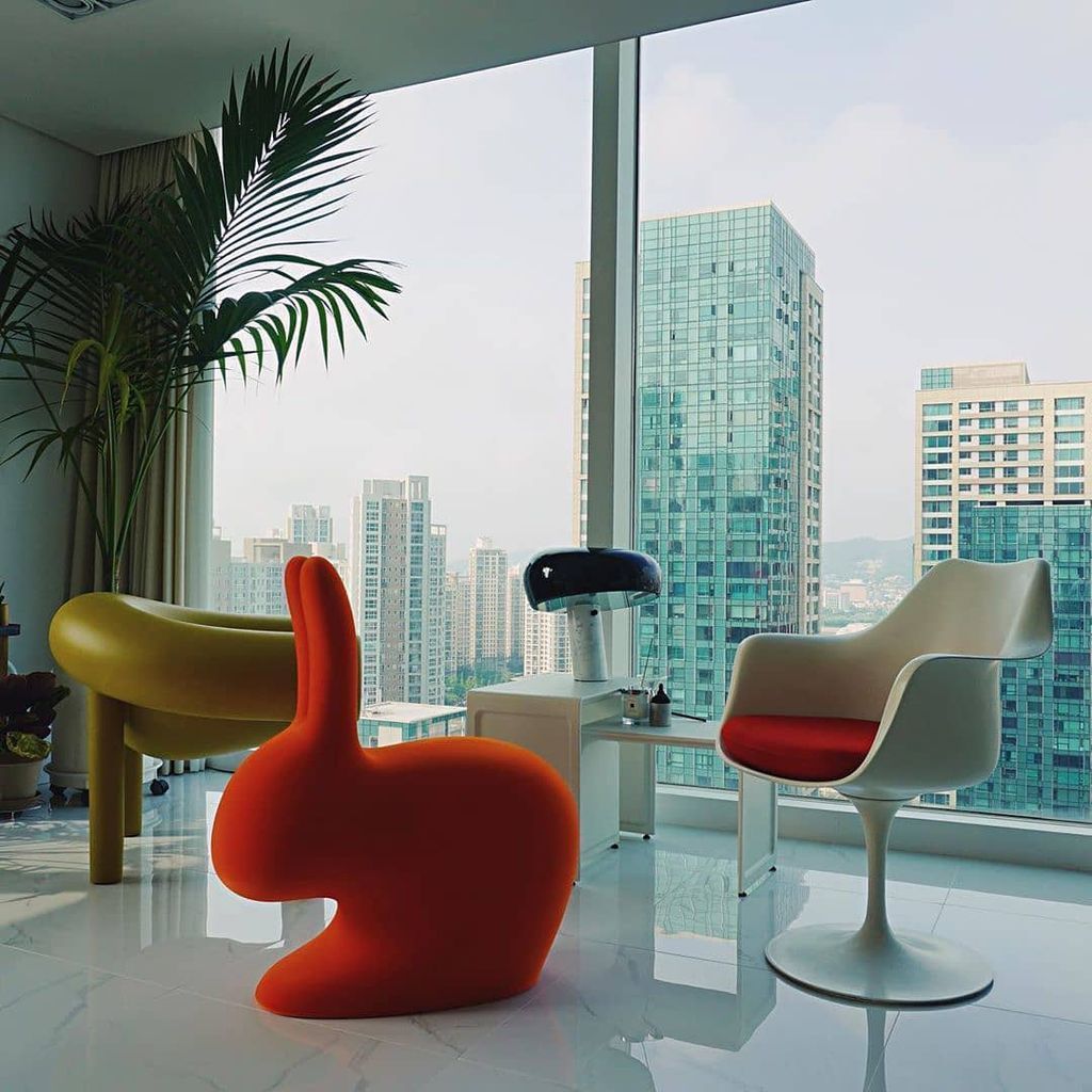 [product_category]-Qeeboo Bunny Chair Velvet Finish, Fuxia-Qeeboo-8052049053136-90010FX-QEE-10