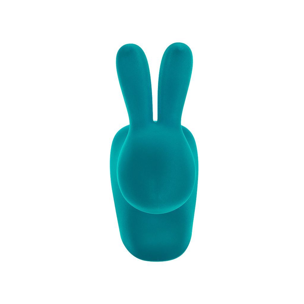 [product_category]-Qeeboo Bunny Chair Velvet Finish, Turquoise-Qeeboo-8052049053167-90010LB-QEE-2