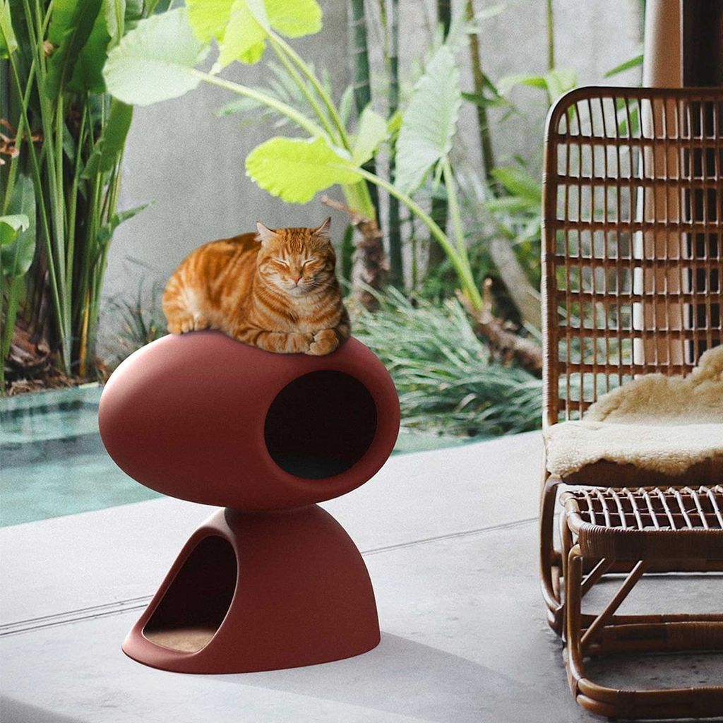 [product_category]-Qeeboo Cat Cave By Stefano Giovannoni, Bordeaux-Qeeboo-8052049055543-35001QUP-BX-QEE-2