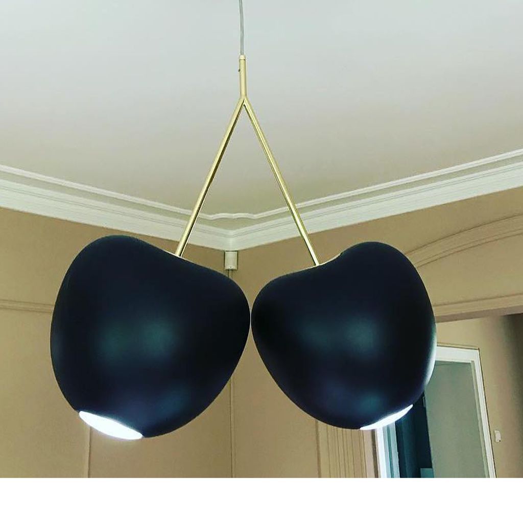 [product_category]-Qeeboo Cherry Suspension Lamp By Nika Zupanc, Ivory-Qeeboo-8052049051675-20001WH-O-QEE-3