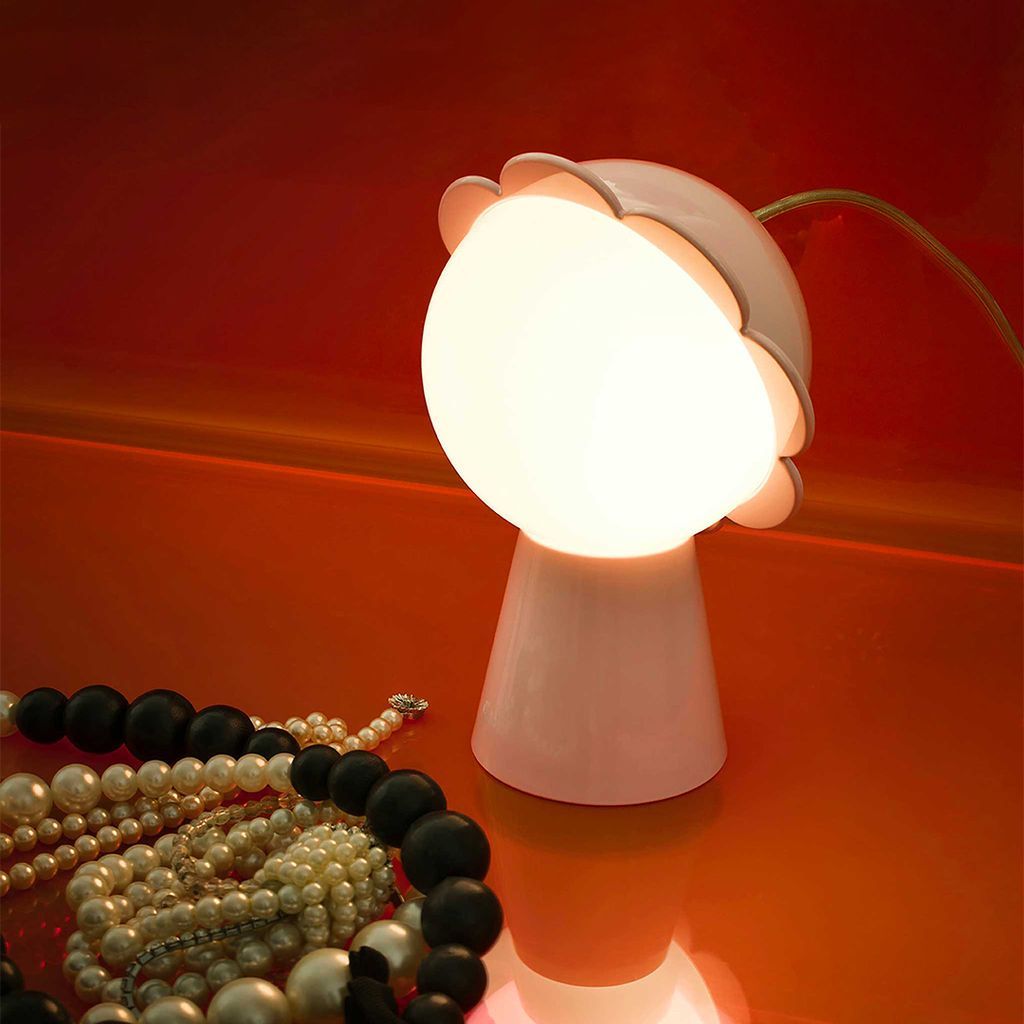 [product_category]-Qeeboo Daisy Table Lamp By Nika Zupanc, Red-Qeeboo-8052049050319-50001RE-QEE-5