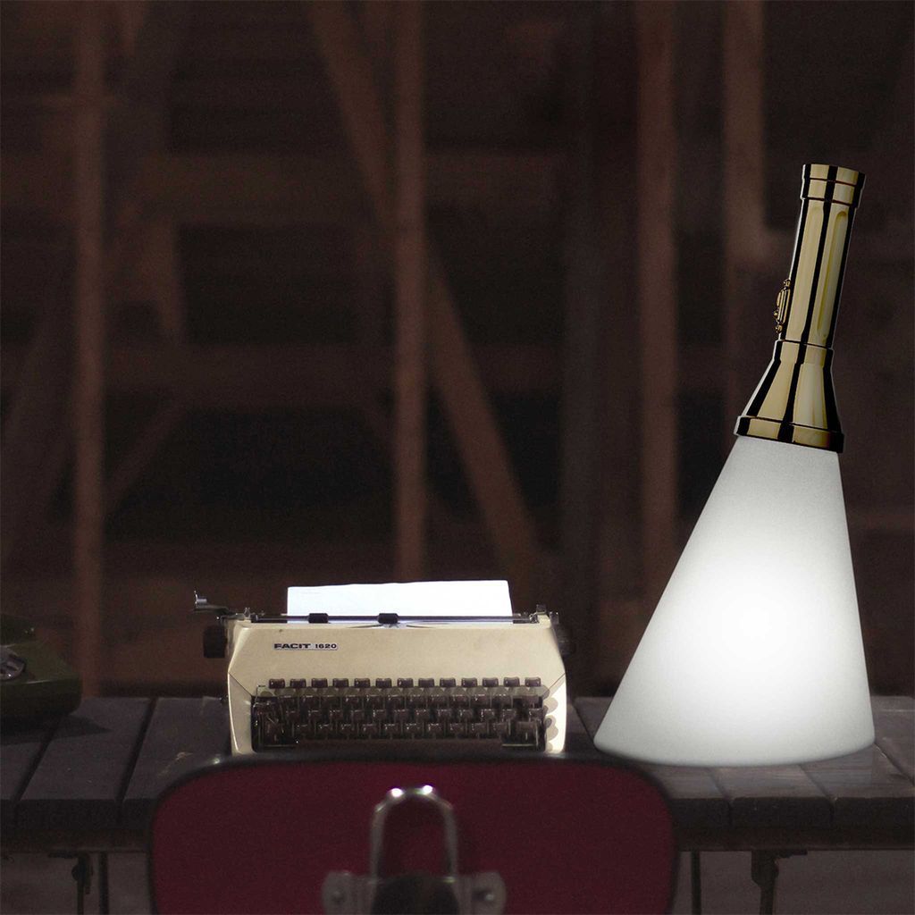[product_category]-Qeeboo Flash Rechargeable Led Table Lamp Metal Finish H 48 Cm, Silver-Qeeboo-8052049051279-11003ST-M-QEE-3