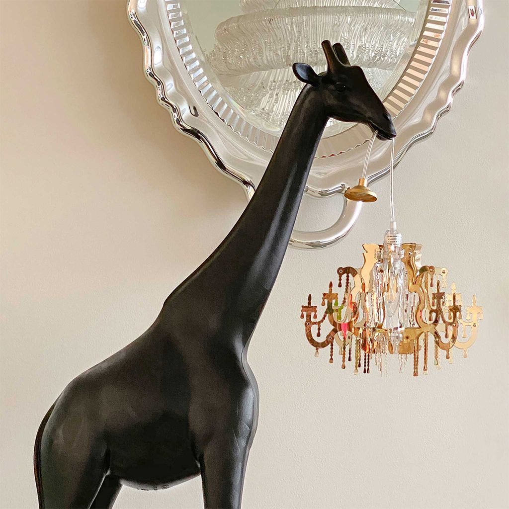 [product_category]-Qeeboo Giraffe In Love Floor Lamp Xs H 1m, Black-Qeeboo-9952049054166-28001BL-QEE-10