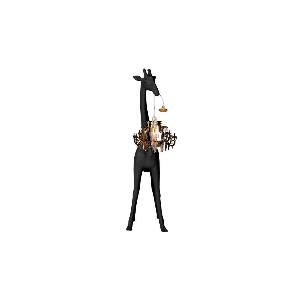 [product_category]-Qeeboo Giraffe In Love Floor Lamp Xs H 1m, Black-Qeeboo-9952049054166-28001BL-QEE-2