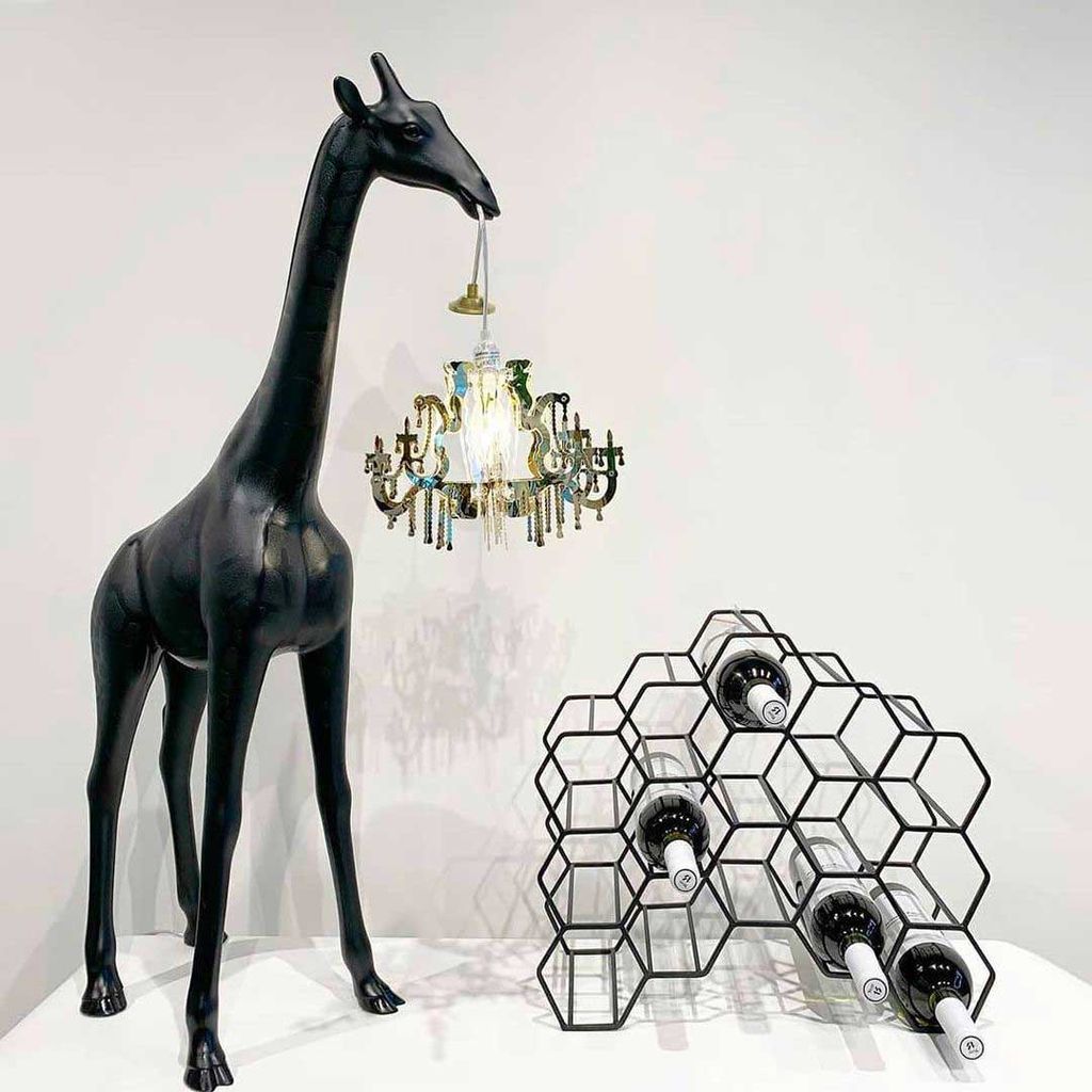 [product_category]-Qeeboo Giraffe In Love Floor Lamp Xs H 1m, Black-Qeeboo-9952049054166-28001BL-QEE-6