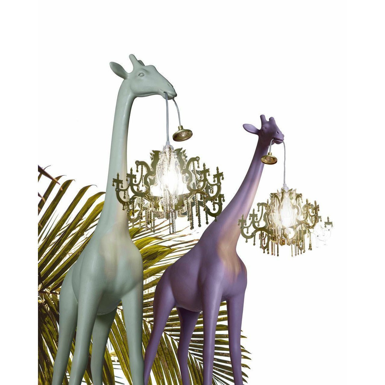 [product_category]-Qeeboo Giraffe In Love Floor Lamp Xs H 1m, Cold Sand-Qeeboo-8052049054164-28001CS-QEE-6