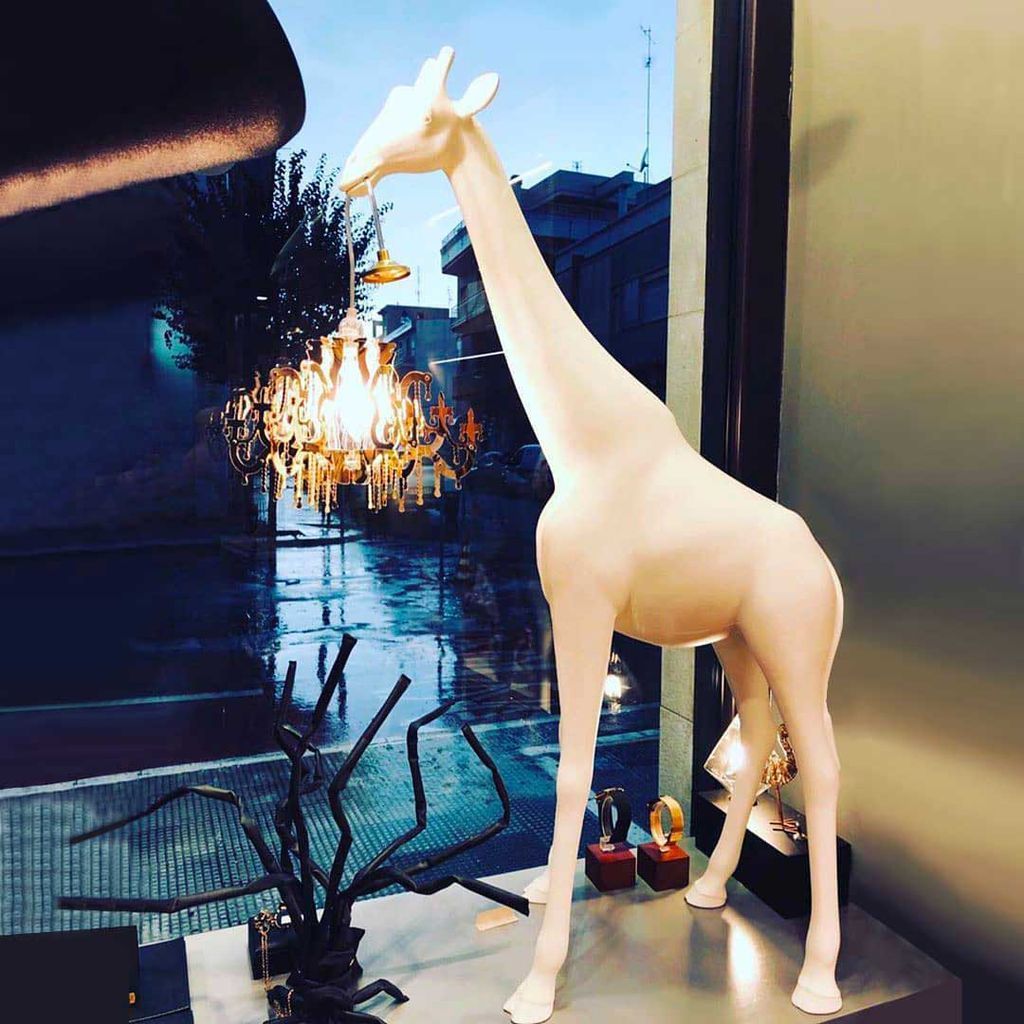 [product_category]-Qeeboo Giraffe In Love Floor Lamp Xs H 1m, White-Qeeboo-8052049054089-28001WH-QEE-8