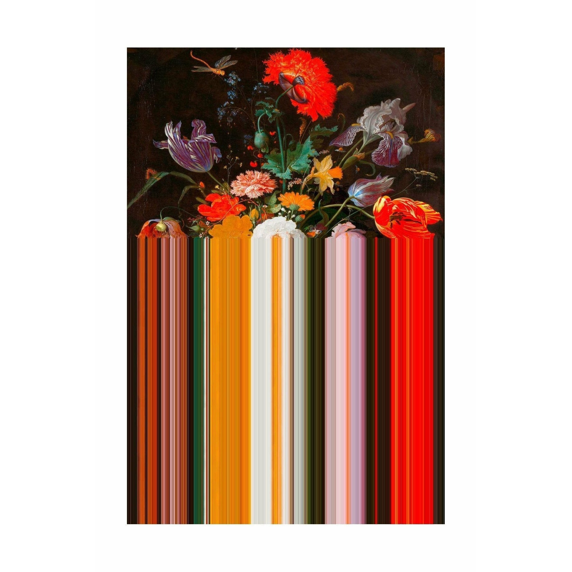[product_category]-Qeeboo Glitch Rug 200x300 Cm, Red-Qeeboo-8052049057165-42003GC-RE-QEE-1