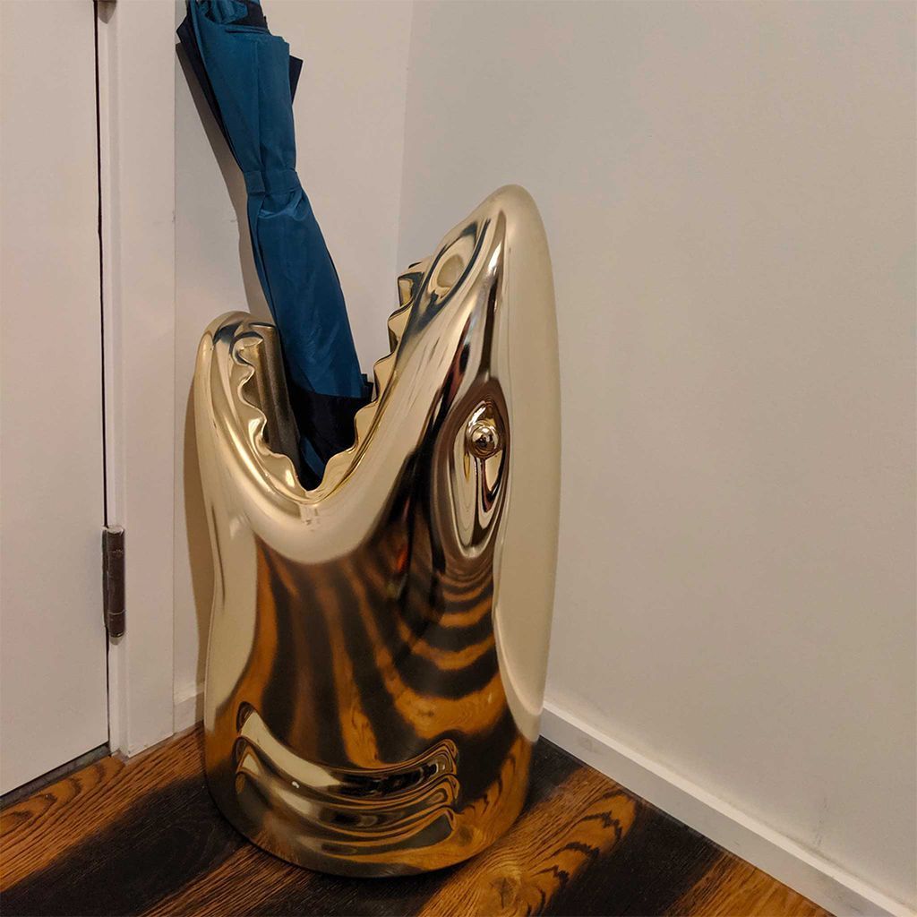 [product_category]-Qeeboo Killer Umbrella Stand Metal Finish By Studio Job, Titanium-Qeeboo-8052049051200-40003TI-M-QEE-7