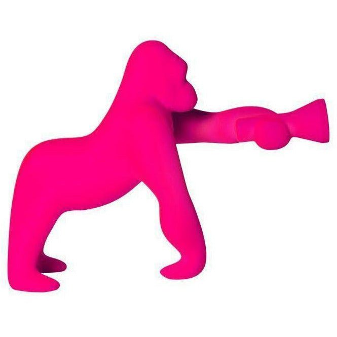 [product_category]-Qeeboo Kong Table Lamp Velvet Finish By Stefano Giovannoni Xs, Fuxia-Qeeboo-8052049054515-10003FX-FL-QEE-1