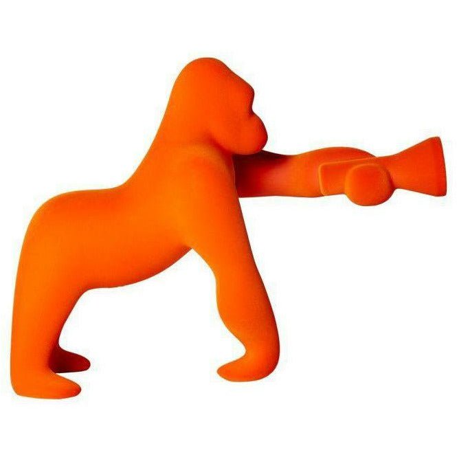 [product_category]-Qeeboo Kong Table Lamp Velvet Finish By Stefano Giovannoni Xs, Orange-Qeeboo-8052049054539-10003OR-FL-QEE-1