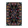 Qeeboo Pojďme tančit stopy zvířat Rug 200x300 cm, vícebarevná tma