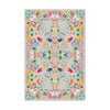 Qeeboo Pojďme tančit stopy zvířat Rug 200x300 cm, vícebarevné světlo