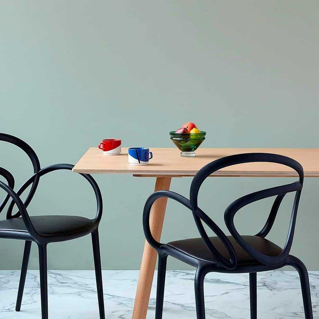 [product_category]-Qeeboo Loop Chair Upholstered Set Of 2, Black-Qeeboo-8052049050845-30002BL-QEE-3