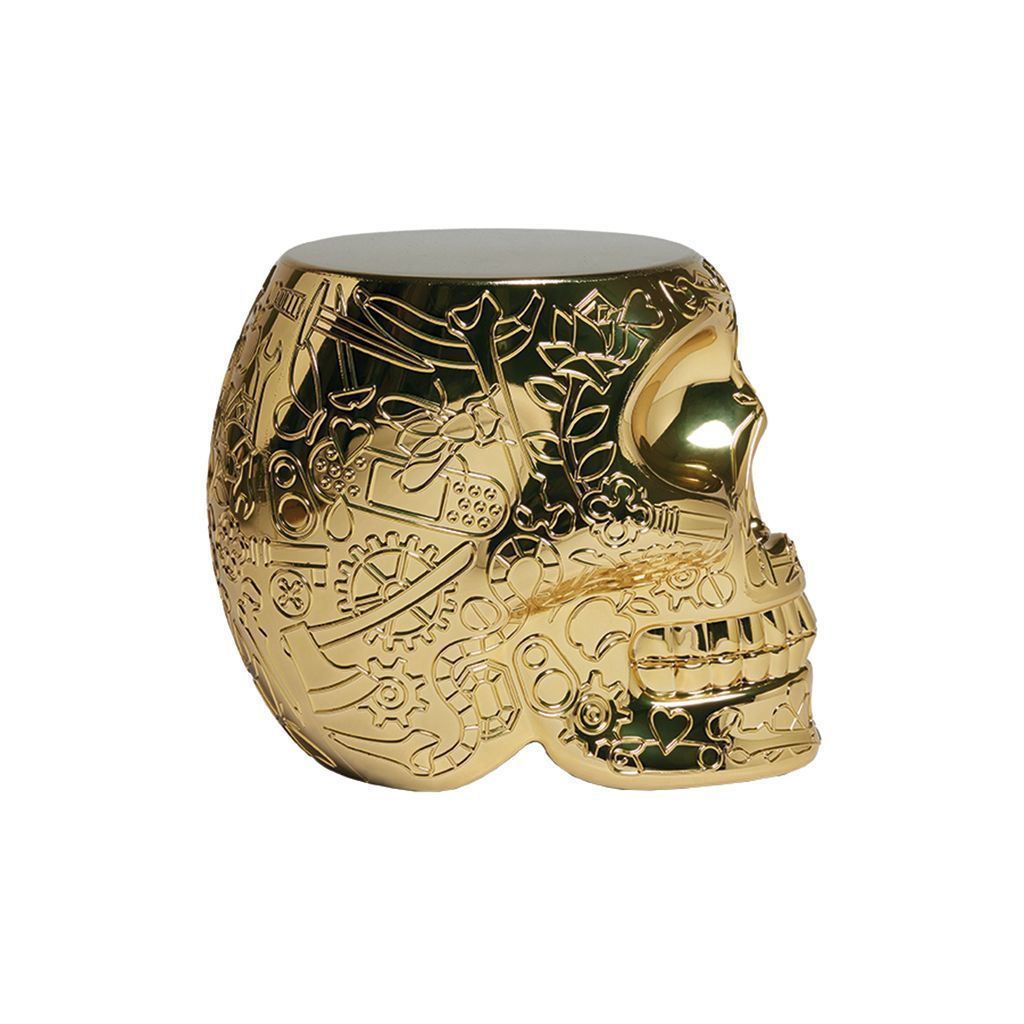 [product_category]-Qeeboo Mexico Chair/Side Table Metal Finish, Gold-Qeeboo-8052049051170-70003GO-M-QEE-3