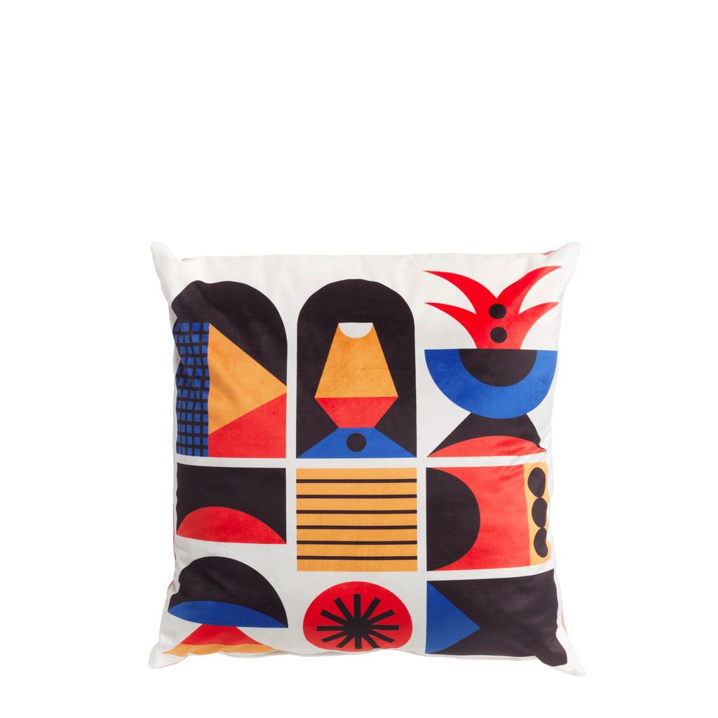 [product_category]-Qeeboo Oggian Cushion 45x45 Cm, Face-Qeeboo-8052049057011-48001FA-QEE-2
