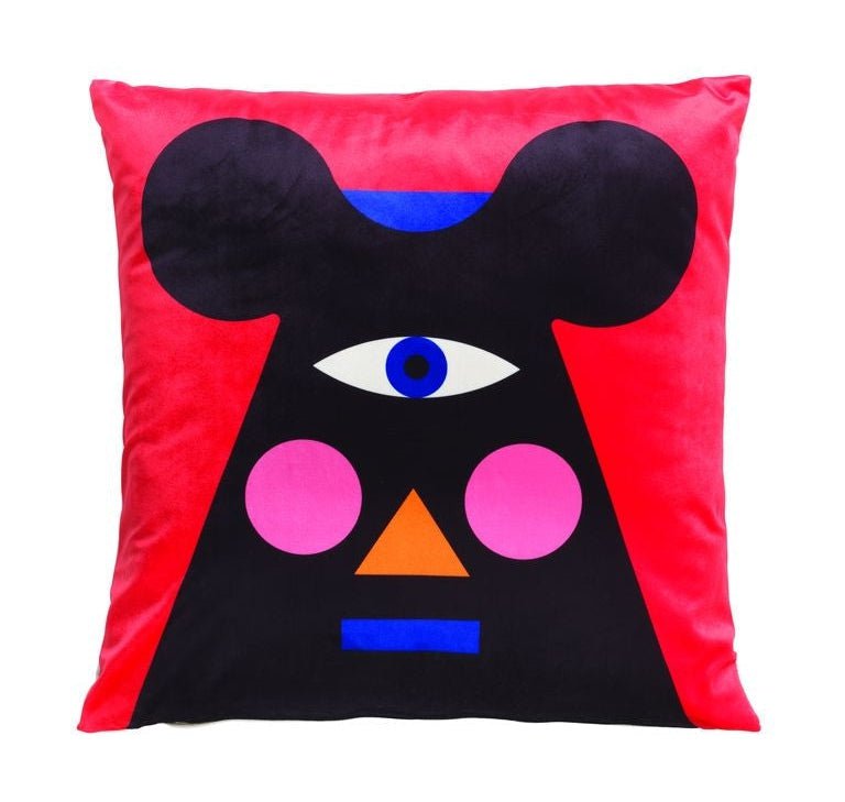 [product_category]-Qeeboo Oggian Cushion 45x45 Cm, Mr. Mouse-Qeeboo-8052049057028-48001MM-QEE-1