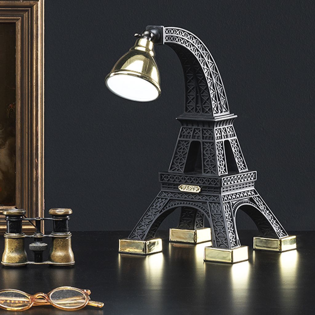[product_category]-Qeeboo Paris Table Lamps By Studio Job Xs, Black-Qeeboo-8052049056168-33002BL-QEE-4