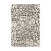 Qeeboo People 1 koberec lidé 200x300 cm, Beige