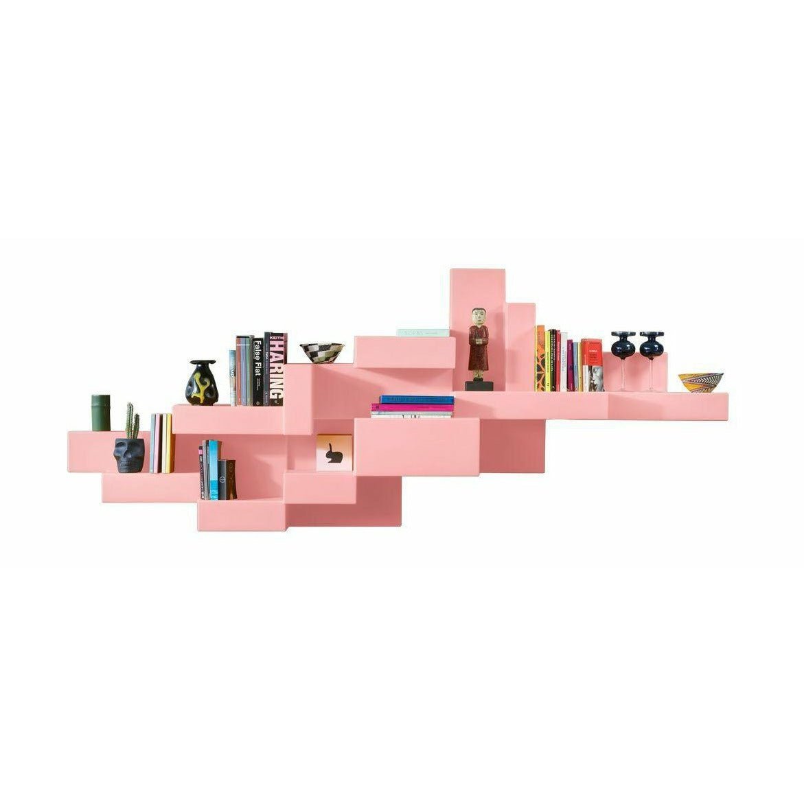 [product_category]-Qeeboo Primitive Bookcase By Studio Nucleo, Pink-Qeeboo-44001PI-QEE-1