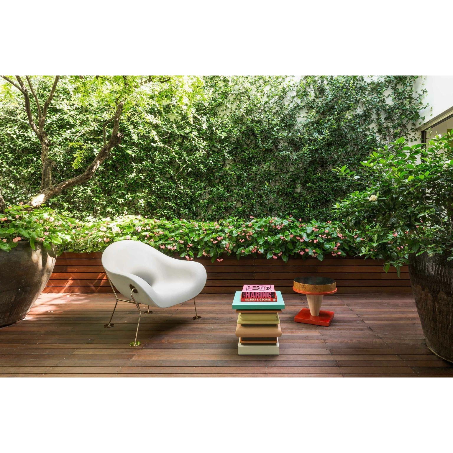 [product_category]-Qeeboo Pupa Armchair Brass Frame Indoor, White-Qeeboo-8052049050531-60001WH-BR-QEE-7