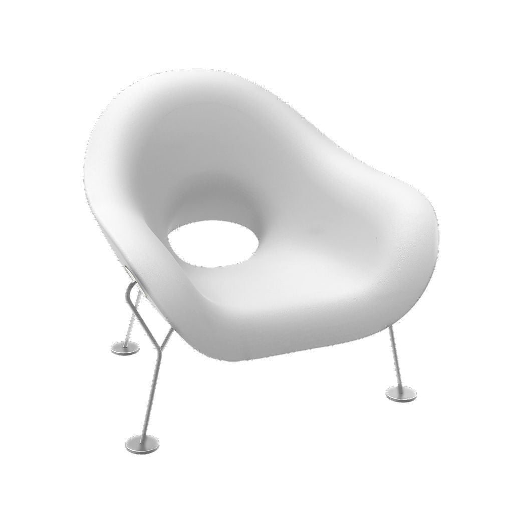 [product_category]-Qeeboo Pupa Armchair Powder Coat Outdoor, White-Qeeboo-8052049050586-60001WH-PC-QEE-2